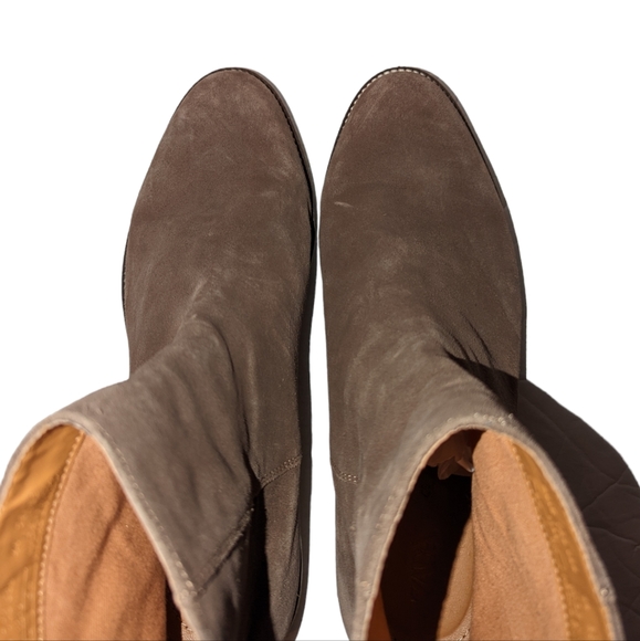 Men Zara Split Ankle Suede Leather Back Zipper Casual Ankle Boots Men's Size 44 - Picture 7 of 12